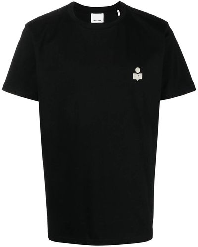 Isabel Marant Zafferh T-Shirt With Print - Black