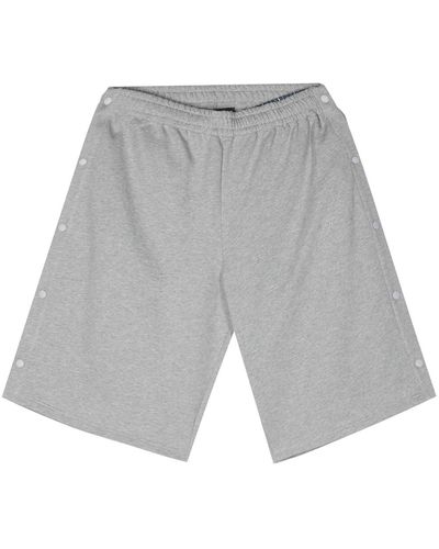 Y. Project Layered-detail Cotton Shorts - Gray