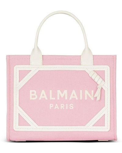 Balmain Small B-Army Tote Bag - Pink