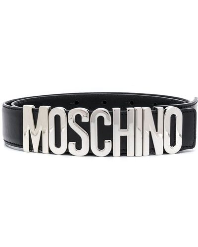 Moschino Belt With Application - Black