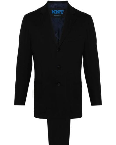 Kiton Single-Breasted Suit - Black