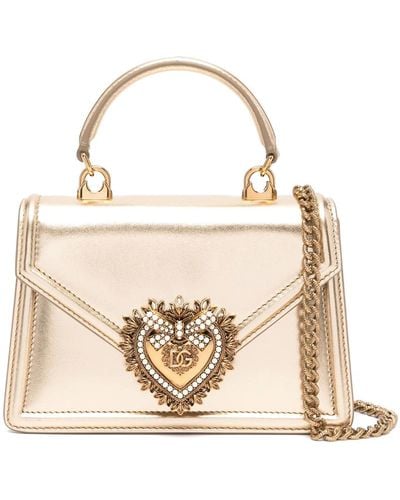 Dolce & Gabbana Small Devotion Shoulder Bag - Metallic