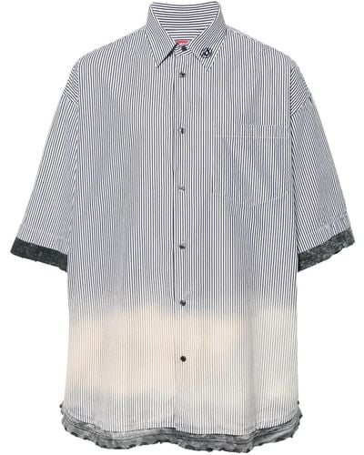 DIESEL S-Trax Cotton Shirt - Grey