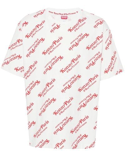 KENZO T-Shirt With Verdy Bear Print - Pink