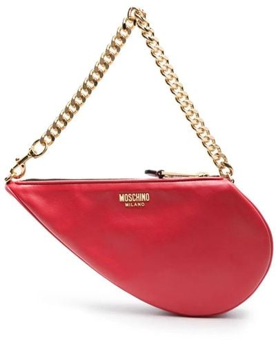 Moschino Asymmetric Shoulder Bag - Pink