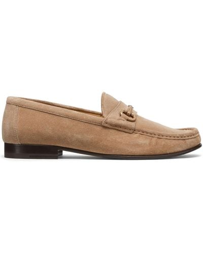 Brunello Cucinelli Loafers With Blunt Toe - Brown