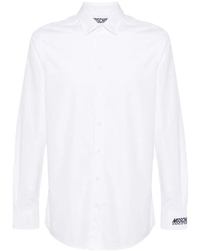 Moschino Camicia con ricamo - Bianco