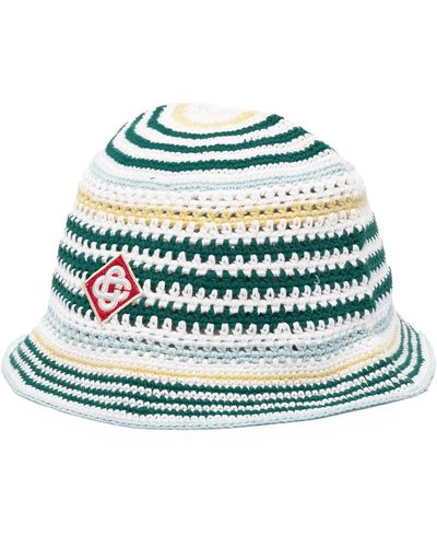 Casablancabrand Hat With Monogram - Green