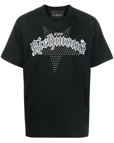 John Richmond T-Shirt With Print - Black