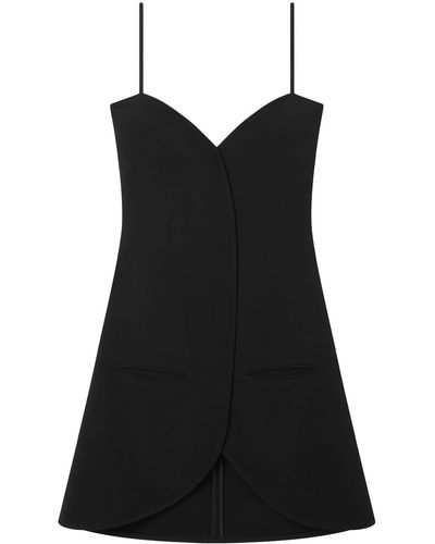 Courreges Short Ellipse Dress - Black