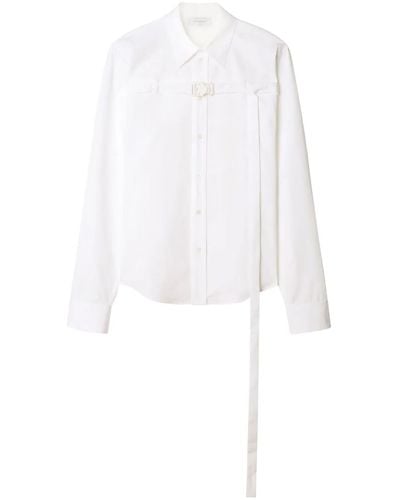 Off-White c/o Virgil Abloh Off- Shirt With Cut-Out Detail - White