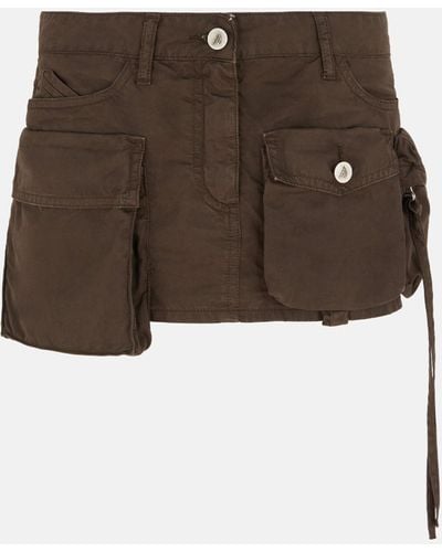 The Attico ''fay'' Brown Mini Skirt