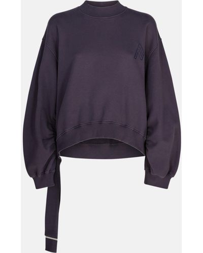 The Attico Blue And Violet Fade Sweatshirt