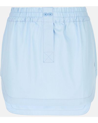 The Attico ''rooney'' Dusty Blue Mini Skirt