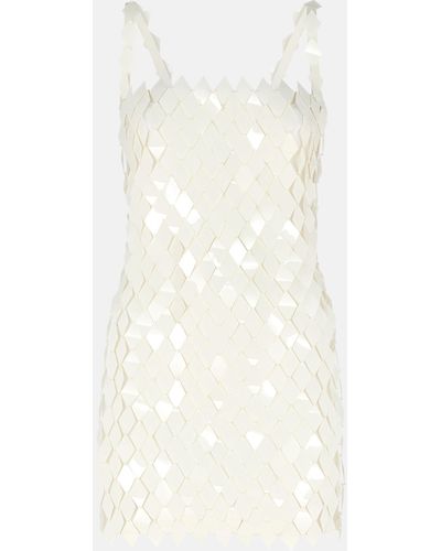 The Attico ''rue'' Milk Mini Dress - White