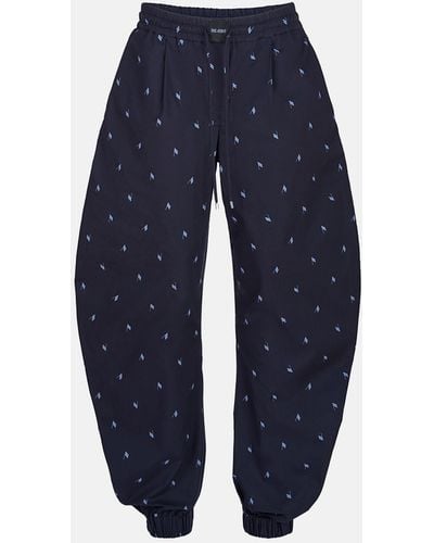 The Attico And Light Long Trousers - Blue