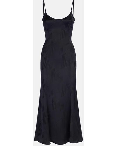 The Attico Black Midi Dress - Blue