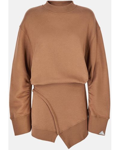 The Attico ''ivory'' Camel Mini Dress - Brown