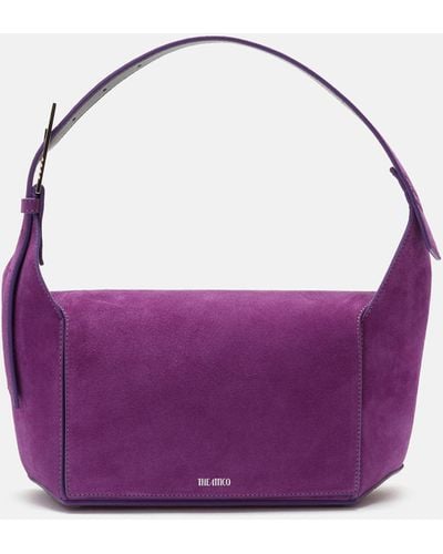 The Attico ''7/7'' Purple Shoulder Bag