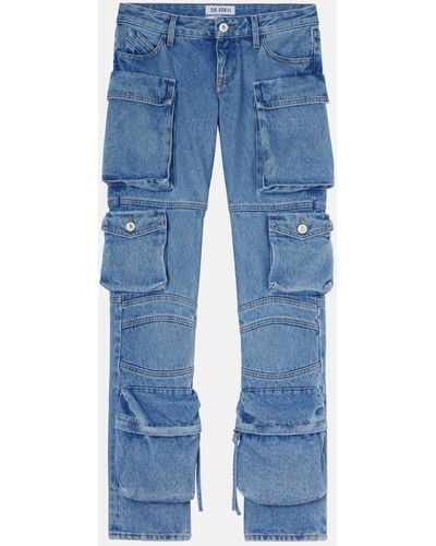 The Attico Pantaloni lunghi ''Essie'' washed blue