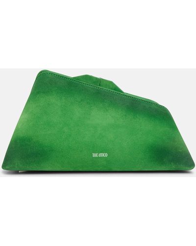 The Attico ''8.30Pm'' Dirty Oversized Clutch - Green