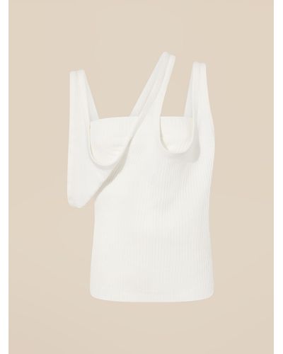 The Attico White Top - Natural