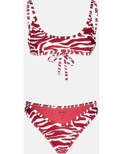 The Attico Bikini red e milk - Rosso