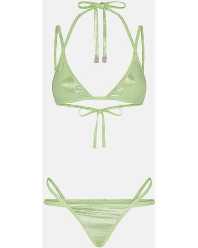 The Attico Bikini mint - Verde