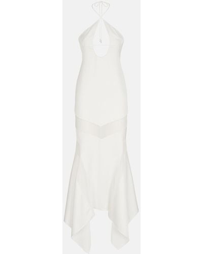 The Attico ''saskia'' White Midi Dress
