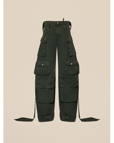 The Attico Ivy Green Long Pants - Natural