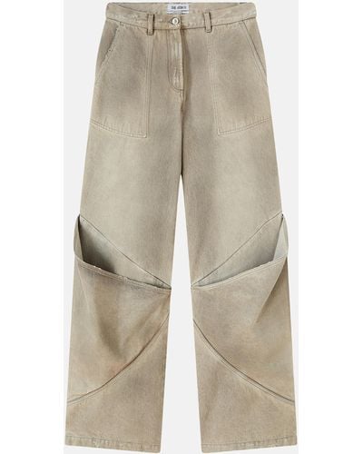 The Attico Vintage Long Pants - Natural