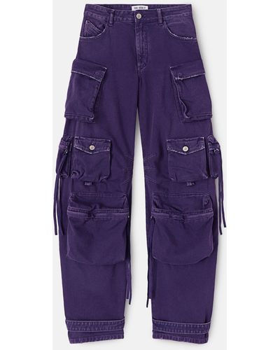 The Attico Pantaloni lunghi ''Fern'' purple - Viola