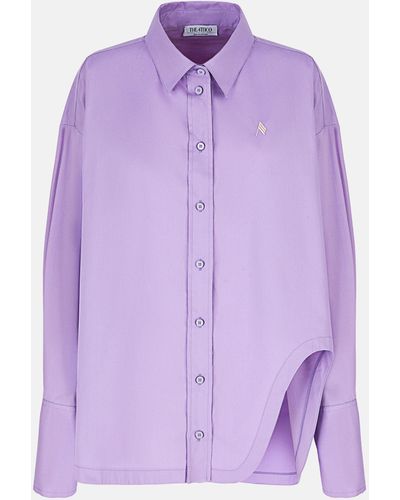 The Attico ''diana'' Lavender Shirt - Purple