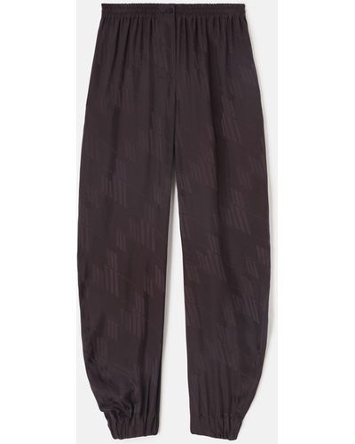 The Attico Dark Brown Long Pants