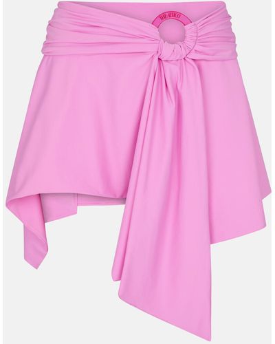 The Attico Hot Pink Mini Skirt