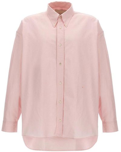 Studio Nicholson Oversized Shirt - Pink