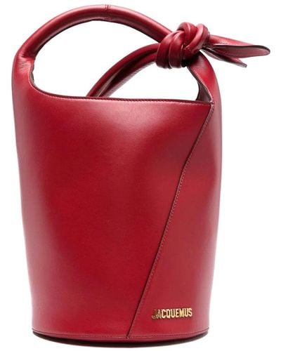 Jacquemus Le Petit Tourni Bucket Bag - Red