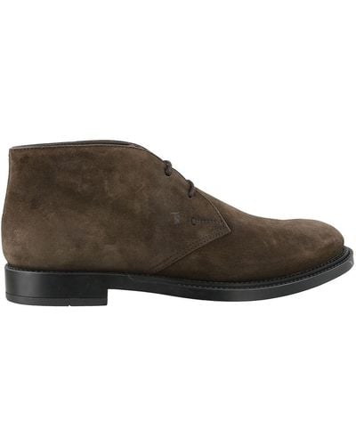 Tod's Suede Desert Boots - Brown
