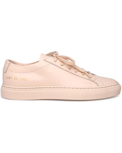 Common Projects Trainer Achilles In Pelle Rosa - Pink