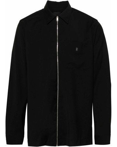 Givenchy Zipped Shirt - Black