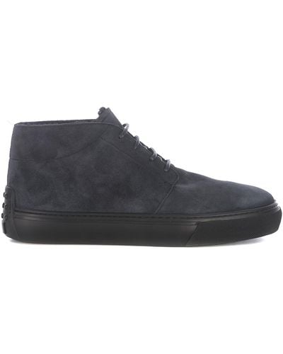 Tod's Suede Desert Boots - Black