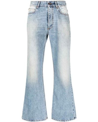 ERL Patchwork Denim Jeans - Blue