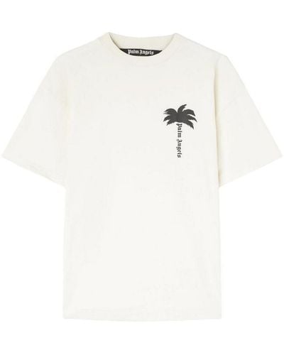 Palm Angels T-shirt With Print - White