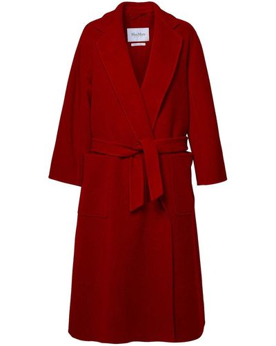 Max Mara Cashmere Coat - Red