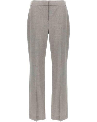 Theory Slim Trousers Straight Regular - Grey