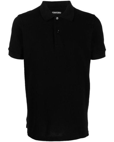 Tom Ford Knit Polo Shirt - Black