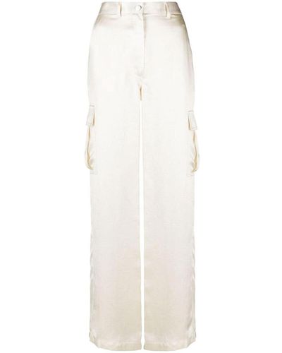 Theory Wide-leg Trousers - White