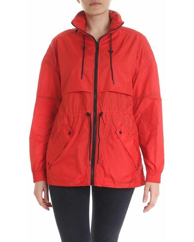KENZO Technical Jacket With Logo - Red
