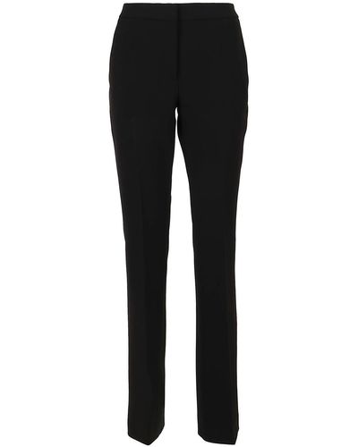 Moschino Tailored Wide-leg Trousers - Black