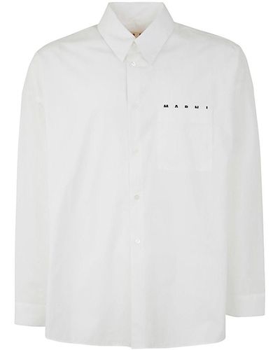 Marni Long Sleeves Shirt - White